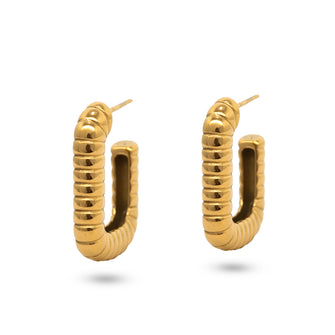 Aretes Hippie Square Horn studs